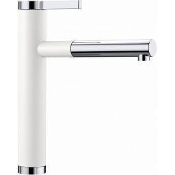 Blanco Linee-S bateria kuchenna stojąca Silgranit biała/chrom 518441