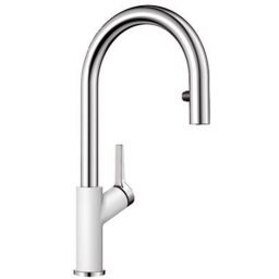 Blanco Carena-S Vario bateria kuchenna Silgranit biały/chrom 521368