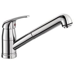 Blanco Daras-S-F bateria kuchenna stojąca podokienna z wyciąganą wylewką chrom 521752