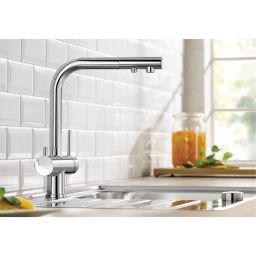 Blanco Fontas II bateria kuchenna stojąca chrom 523128