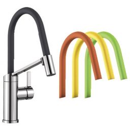 Blanco VIU-S bateria kuchenna stojąca z wyciąganą wylewką chrom 524813