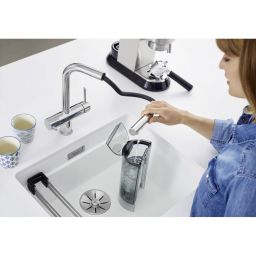 Blanco Fontas-S II bateria kuchenna stojąca z podłączeniem do filtra wody stalowa 525199