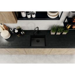 Blanco Catris-S Flexo bateria kuchenna stojąca czarna 525793