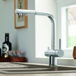 Blanco Fontas-S II bateria kuchenna stojąca z podłączeniem do filtra wody stalowa 525199