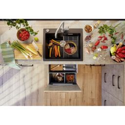 Blanco Jandora-S bateria kuchenna stojąca stal szczotkowana 526614