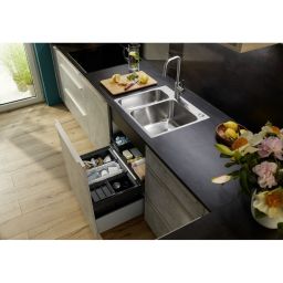 Blanco Jandora bateria kuchenna stojąca stal szczotkowana 526615