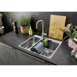 Blanco Jandora bateria kuchenna stojąca stal szczotkowana 526615