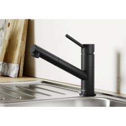 Blanco Kano-S bateria kuchenna stojąca czarny mat 526668