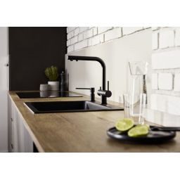 Blanco Fontas-S II bateria do filtra wody stojąca czarna 526672