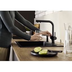 Blanco Fontas-S II bateria do filtra wody stojąca czarna 526672