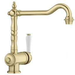 Blanco Tradon bateria kuchenna stojąca złoty satynowy 526688
