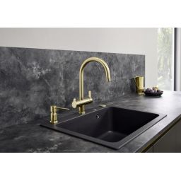 Blanco Trima bateria kuchenna stojąca z podłączeniem do filtra wody złoty satynowy 526695
