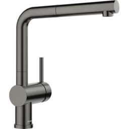 Blanco Linus-S bateria kuchenna stojąca satin dark steel 527733