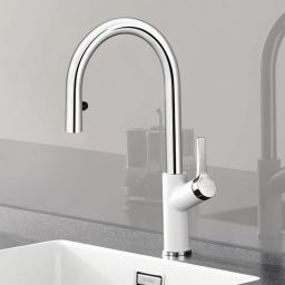 Blanco Carena-S Vario bateria kuchenna Silgranit biały/chrom 521368