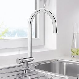 Blanco Coressa-F bateria kuchenna stojąca podokienna chrom 521544