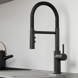 Blanco Catris-S Flexo bateria kuchenna stojąca czarna 525793