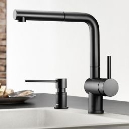 Blanco Linus-S bateria kuchenna stojąca czarna 525807