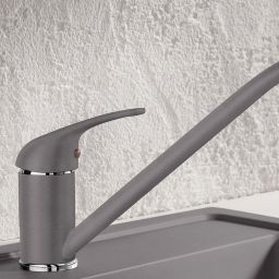 Blanco Daras bateria kuchenna stojąca Silgranit czarny mat/chrom 526152