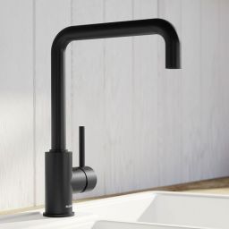 Blanco Mili bateria kuchenna stojąca czarny mat 526665