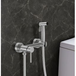 Balneo Cascade bateria bidetowa ścienna inox H0401020608