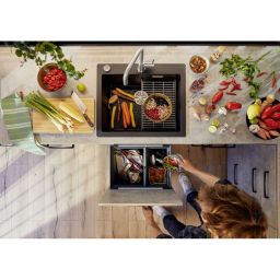 Blanco Jandora-S bateria kuchenna stojąca stal szczotkowana 526614