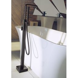 Besco Modern I bateria wannowo-prysznicowa wolnostojąca czarny mat BW-MI-CZ