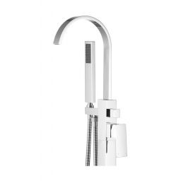 Besco Modern II bateria wannowo-prysznicowa wolnostojąca chrom BW-MII-CH