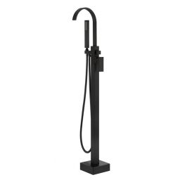 Besco Modern II bateria wannowo-prysznicowa wolnostojąca czarny mat BW-MII-CZ