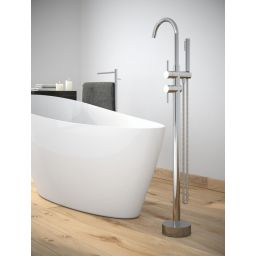 Besco Illusion I bateria wannowo-prysznicowa wolnostojąca chrom BW-II-CH