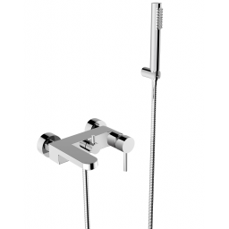 Besco Decco bateria wannowo-prysznicowa ścienna chrom BW-DS-CH