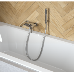 Besco Decco bateria wannowo-prysznicowa ścienna chrom BW-DS-CH