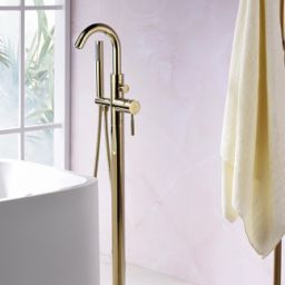 Blue Water Denver bateria wannowa wolnostojąca złoty połysk DEN-BWP.090ZŁOTY