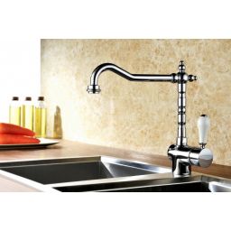 Blue Water Sycylia bateria kuchenna z wylewką 360° chrom