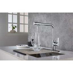 Blue Water Royal bateria kuchenna stojąca z podłączeniem do filtra wody chrom