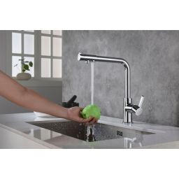 Blue Water Royal bateria kuchenna stojąca z podłączeniem do filtra wody chrom