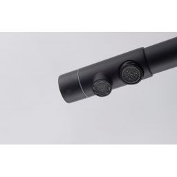 Blue Water Royal bateria kuchenna stojąca z podłączeniem do filtra wody czarny mat