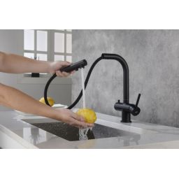 Blue Water Apala bateria kuchenna z filtrem stojąca czarna