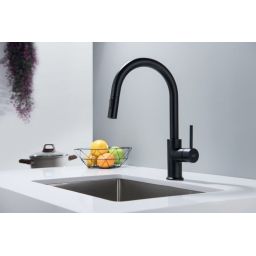 Blue Water Plaza Plus bateria kuchenna stojąca czarna