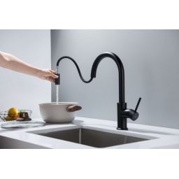 Blue Water Plaza Plus bateria kuchenna stojąca czarna