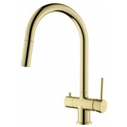 Blue Water Cyrus bateria kuchenna stojąca złota