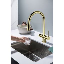 Blue Water Cyrus bateria kuchenna stojąca złota