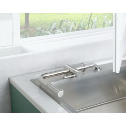 Blue Water Corsa bateria kuchenna stojąca podokienna inox