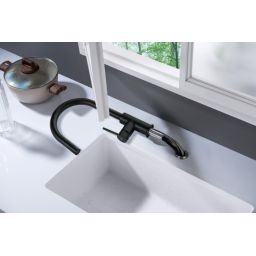 Blue Water Plaza Plus Window bateria kuchenna podokienna stojąca czarna