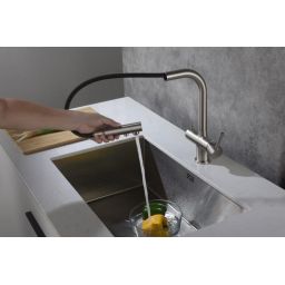 Blue Water Apala bateria kuchenna stojąca stal szczotkowana
