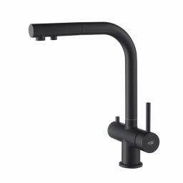 Blue Water Apala 4-way bateria kuchenna do filtra wody stojąca czarna