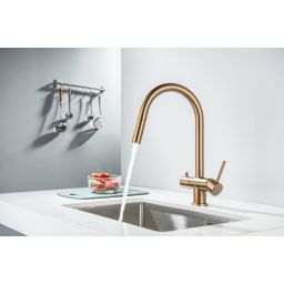 Blue Water Cyrus bateria kuchenna stojąca miedź