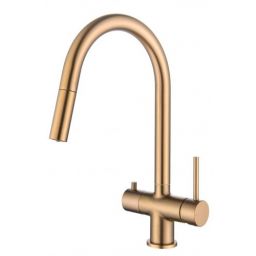 Blue Water Cyrus bateria kuchenna stojąca miedź