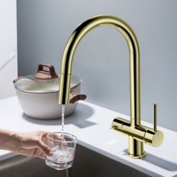 Blue Water Cyrus bateria kuchenna stojąca złota