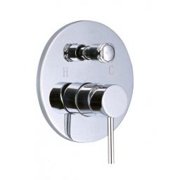 Blue Water Denver bateria wannowo-prysznicowa podtynkowa chrom DEN-BPD.220C