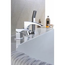 Blue Water Liwia bateria wannowa 3-otworowa chrom LIW-BWW.080C